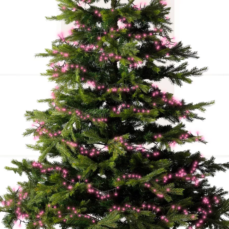 Lichtslinger 11 m 500 LED groen kabel NewLuxe Roos