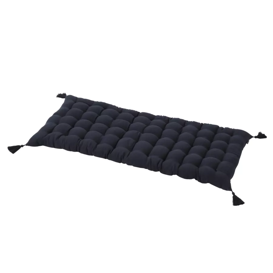 Matelas de sol gaze de coton (60 x 120 cm) Gaïa Bleu nuit