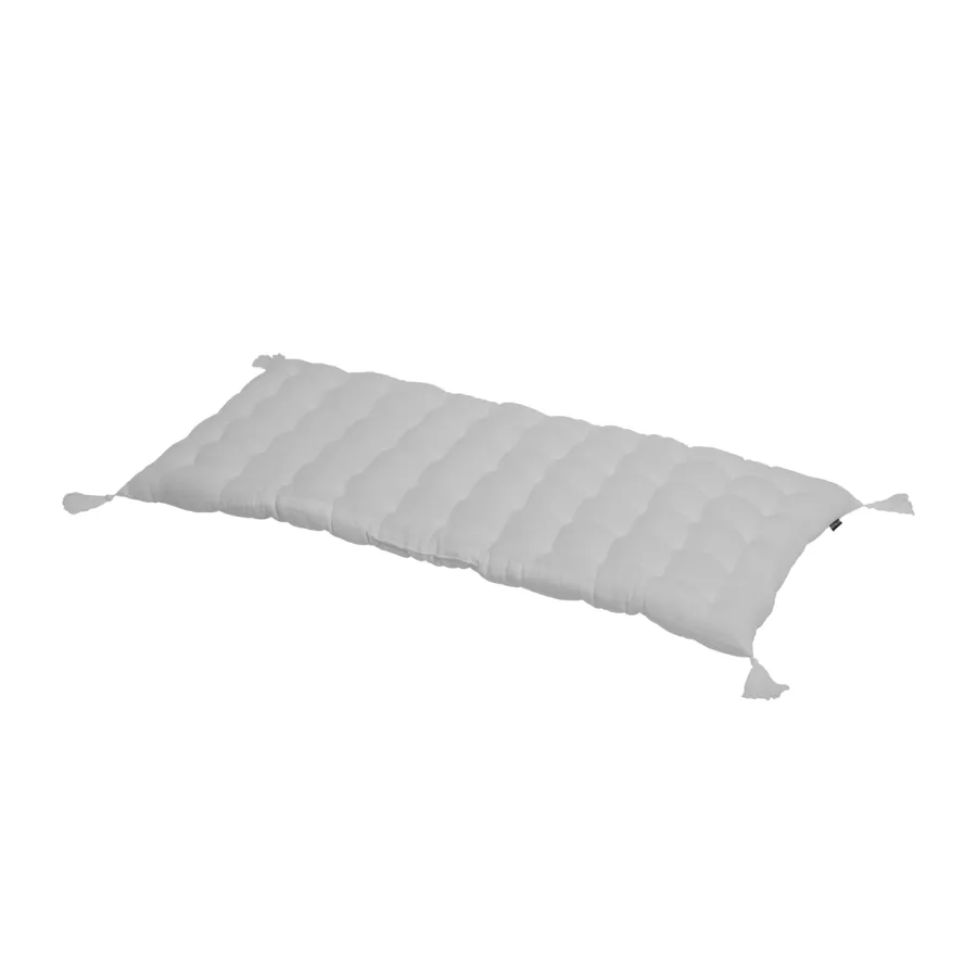 Matelas de sol gaze de coton (60 x 120 cm) Gaïa Gris nuage