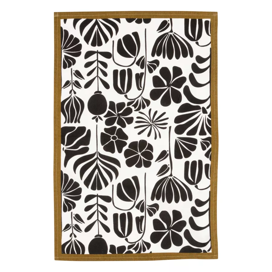 3er Set Handtücher Baumwolle (45 x 70 cm) Twist Schwarz