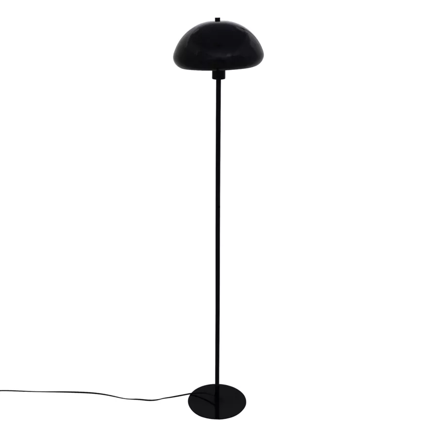 Metalen staande lamp (140 cm) Savio Zwart