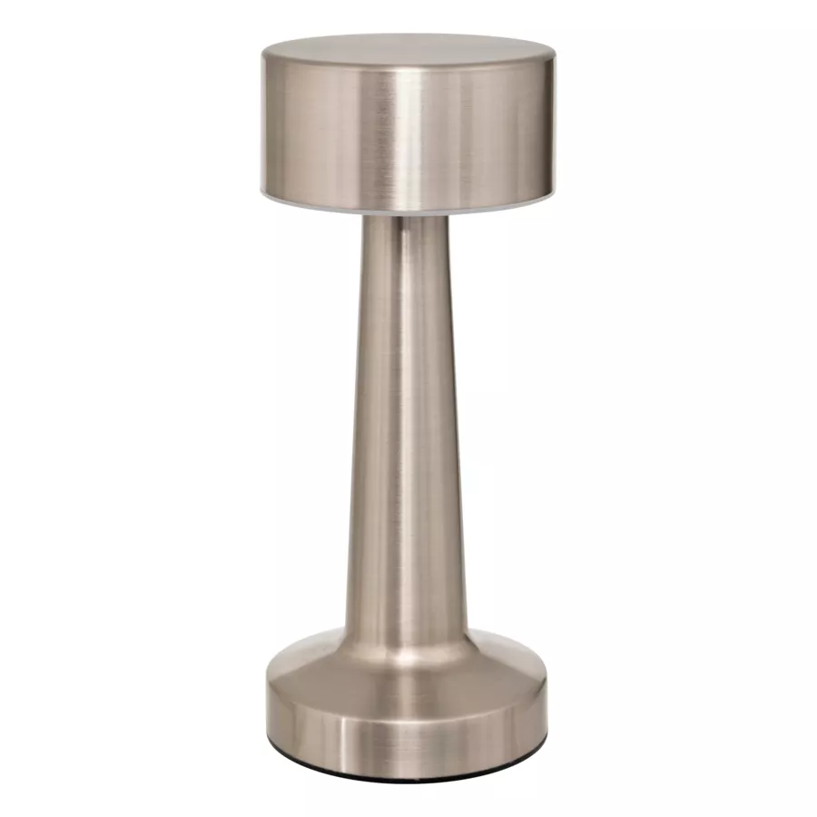 Lampe à poser extérieur métal (H21,5 cm) Halto Argent