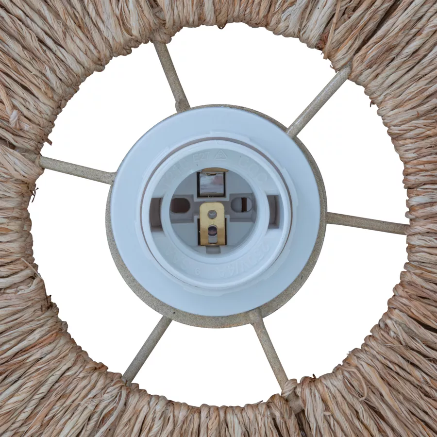 Suspension luminaire jute (69,5 cm) Alara Beige