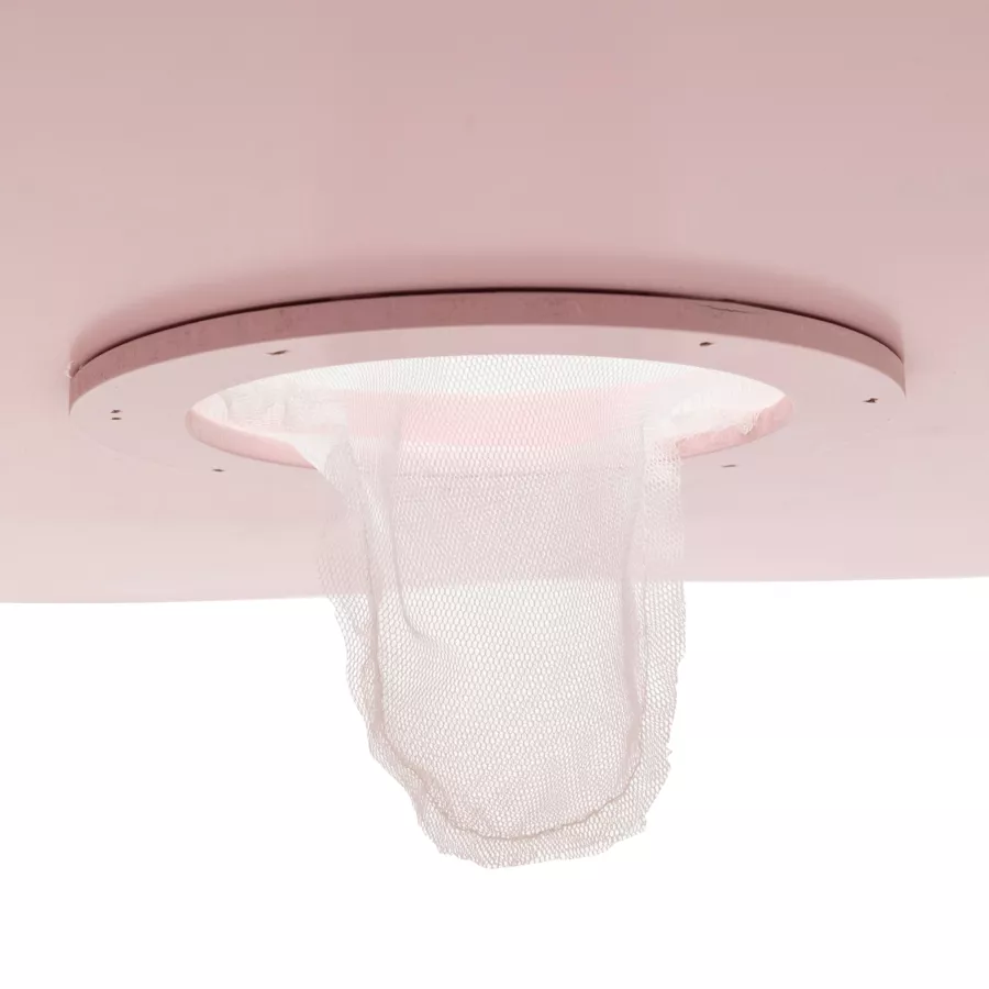 Houten kindertafel (40 cm) Zachtheid Bloem Roze
