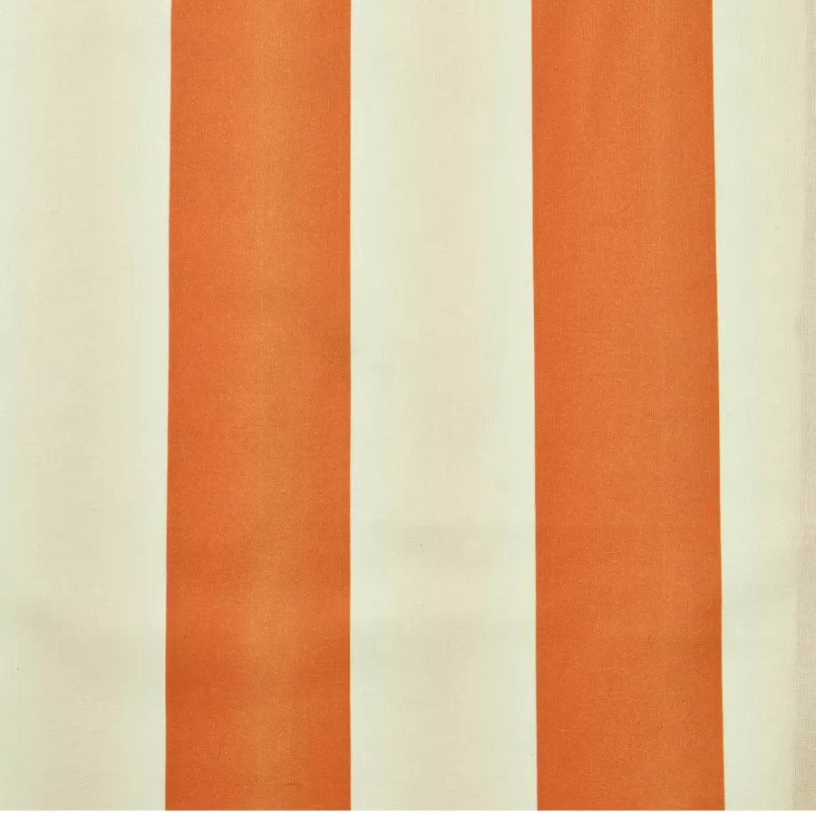 Rechthoekig gecoat katoenen tafelkleed (150 x 350 cm) Clementine Oranje