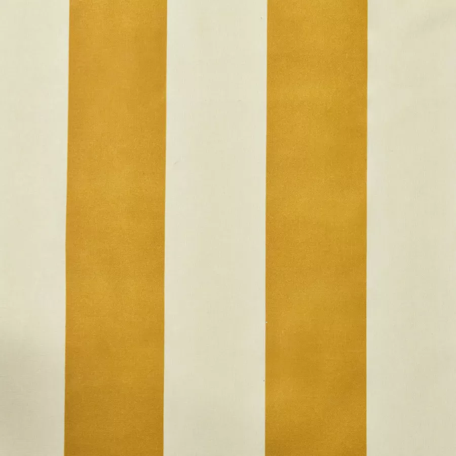 Mantel rectangular de algodón revestido (150 x 250 cm) Clementine Amarillo mostaza