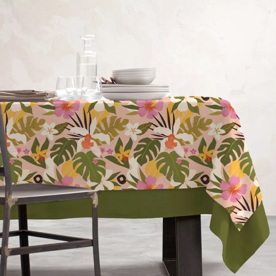 EM - Nappe en coton enduit 150 x 350 cm RIO