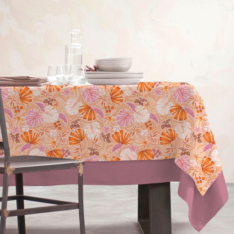 EM - Nappe en coton enduit 150 x 350 cm TENERIFE