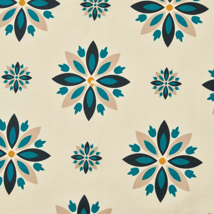 Tischdecke rechteckig Baumwolle beschichtet (150 x 250 cm) Porto Mehrfarbig