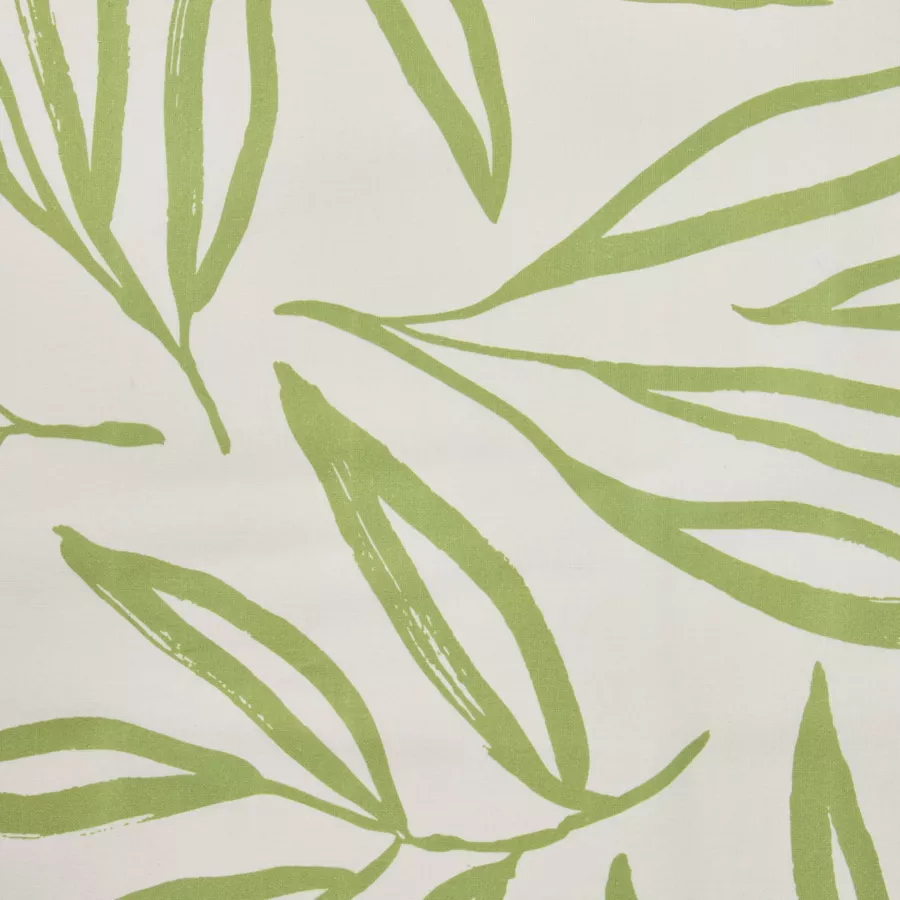 EM - Nappe en coton enduit 150 x 350 cm GALICE vert eucalyptus