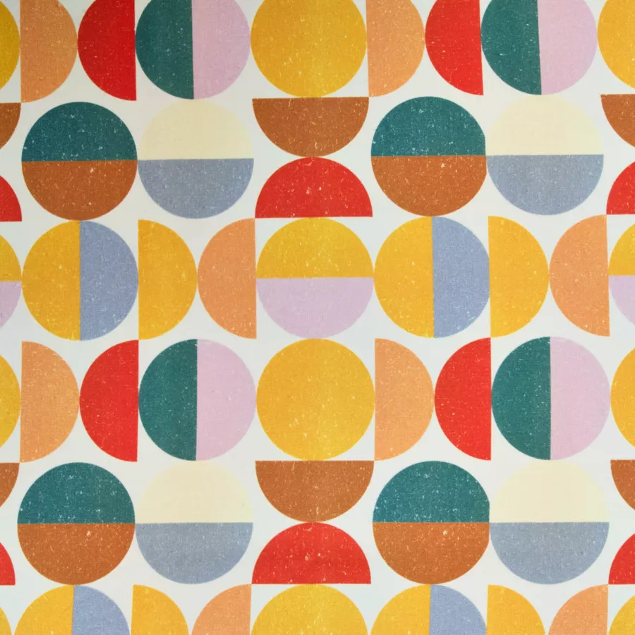 Tischdecke rechteckig Baumwolle beschichtet (150 x 250 cm) Brooklyn Mehrfarbig