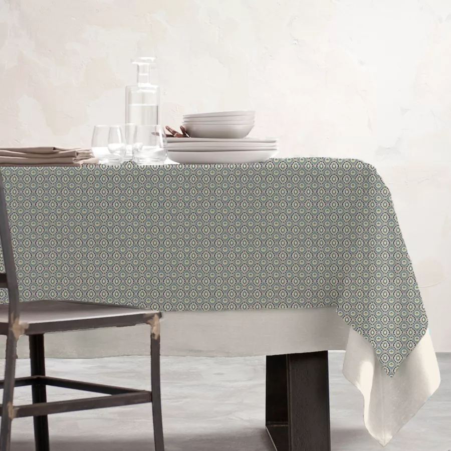 EM - Nappe en coton enduit 150 x 350 cm PALERME