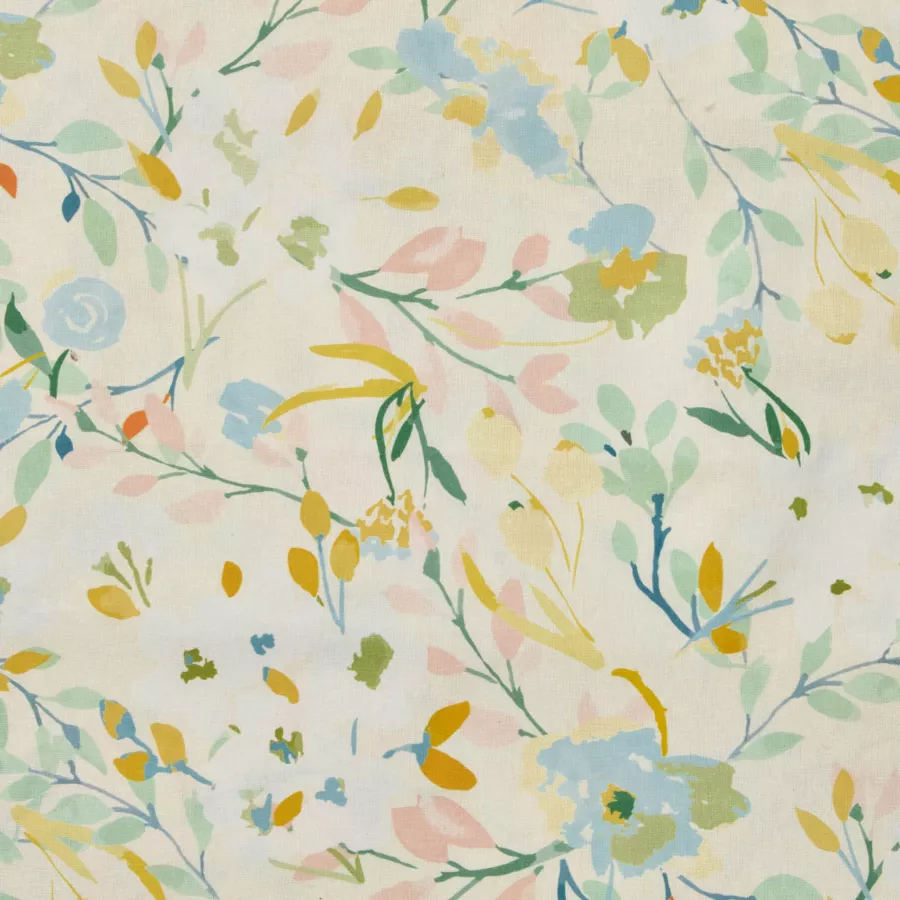 Mantel rectangular de algodón revestido (150 x 350 cm) Ornella Multicolor
