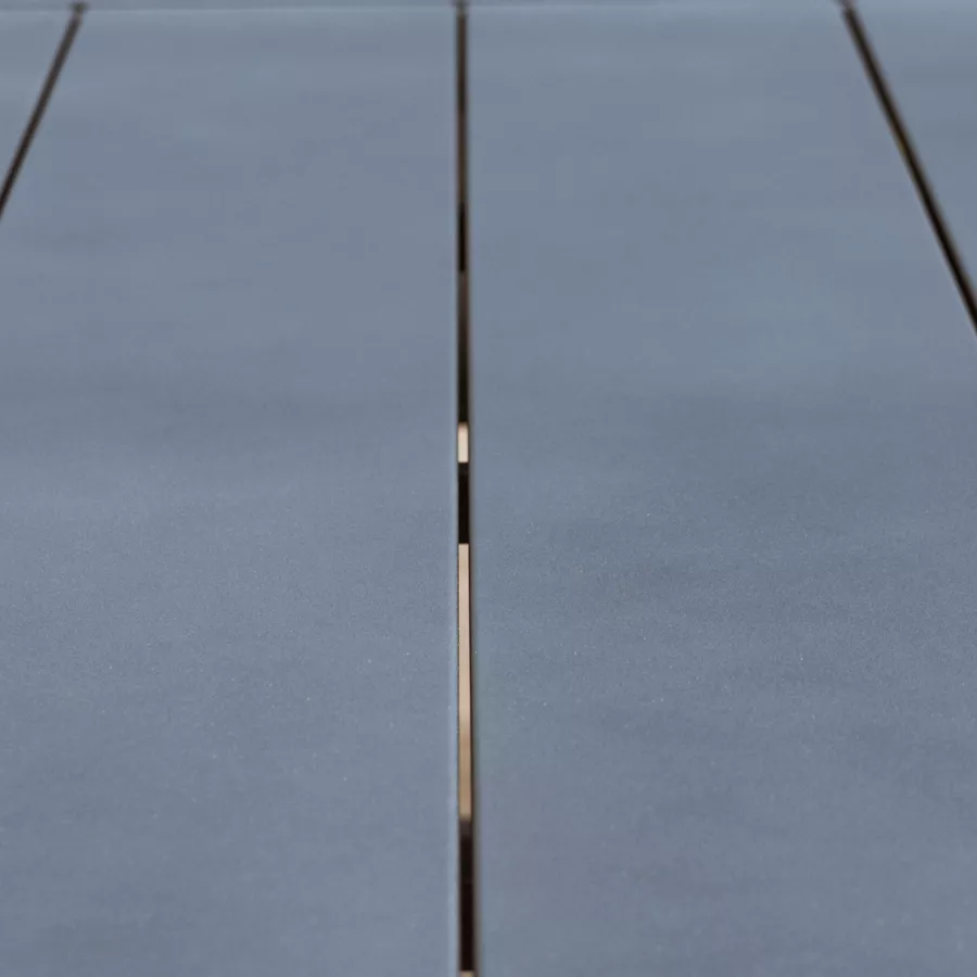 Table de jardin rectangulaire aluminium 10 places (240 x 118 cm) Elba Gris anthracite