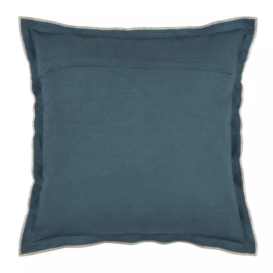 Vierkant katoenen kussen (45 x 45 cm) Helios Blauw