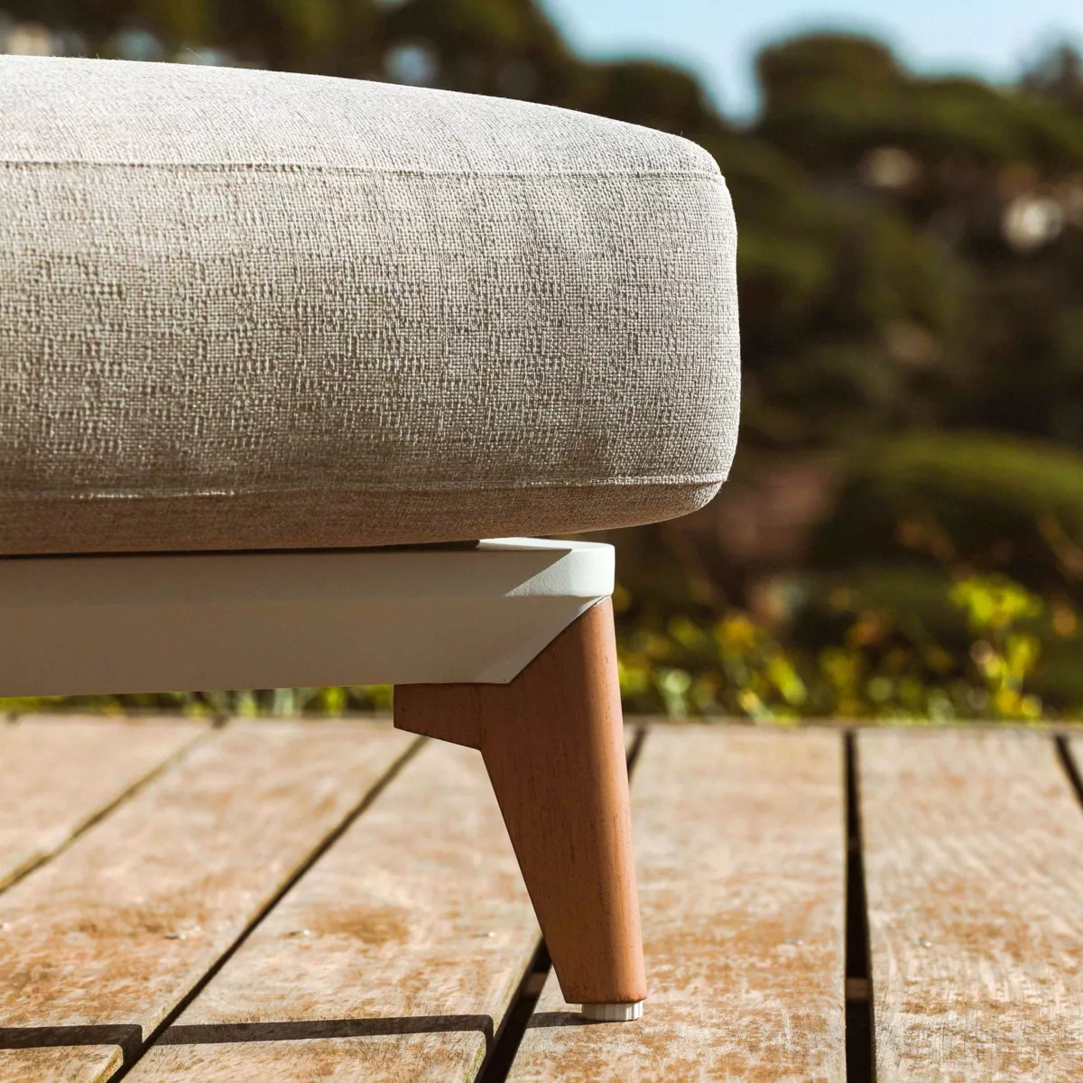 Transat en aluminium Monte Carlo Blanc