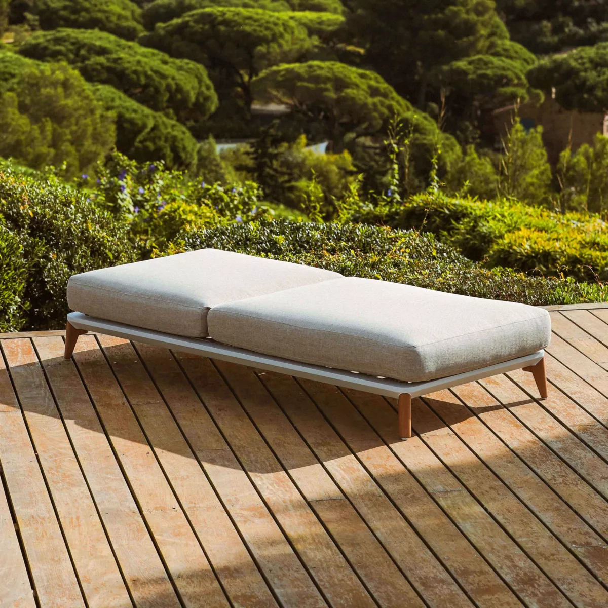 Transat en aluminium Monte Carlo Blanc