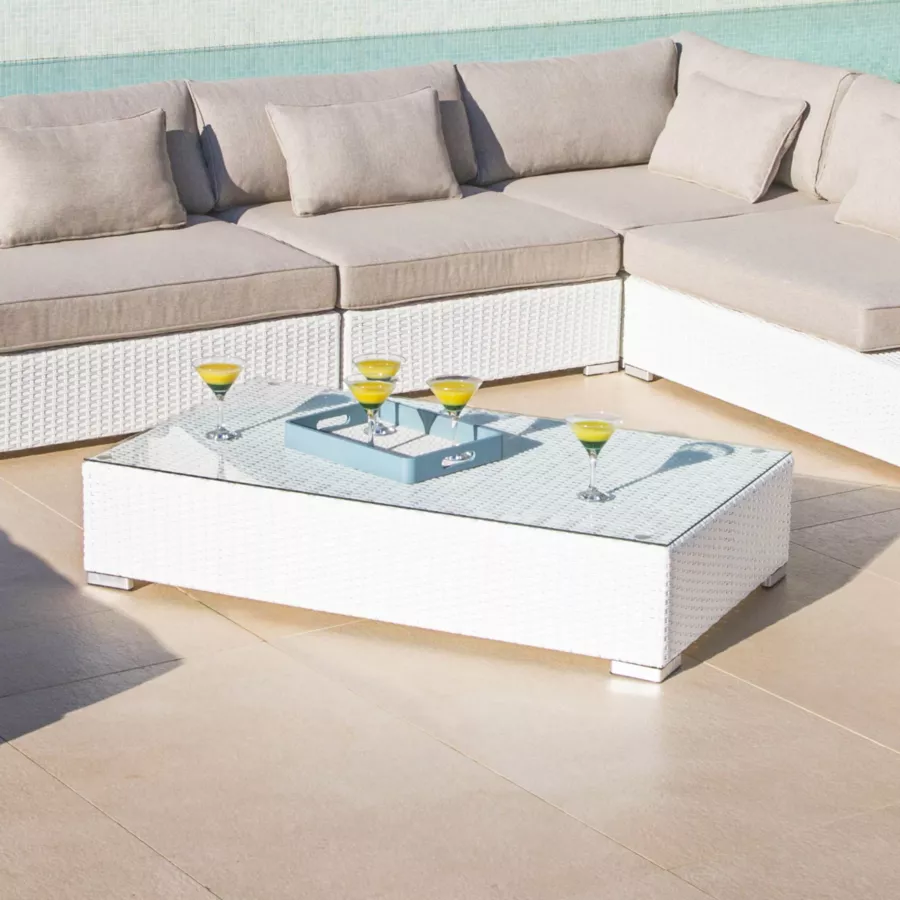 Loungeset Palma Wit - 5 zitplaatsen 4