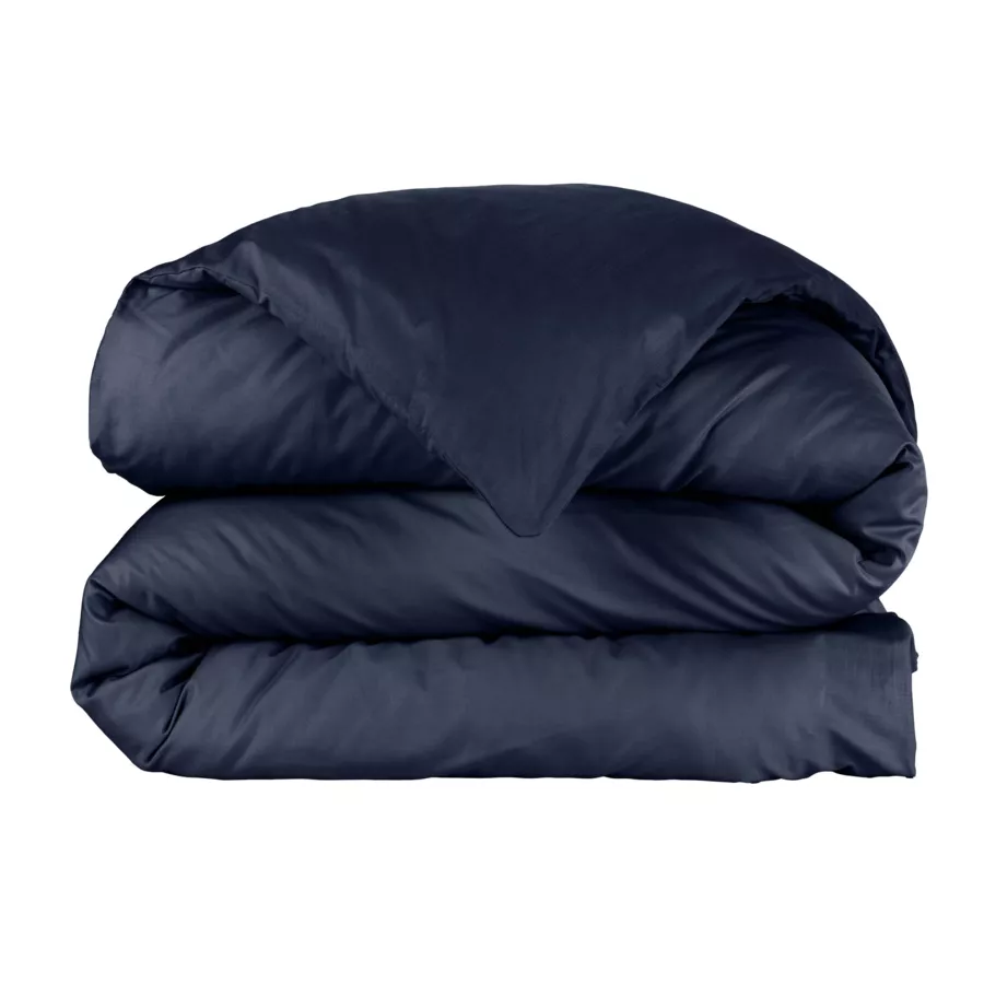 Housse de couette percale de coton (240 x 220 cm) Cali Bleu marine