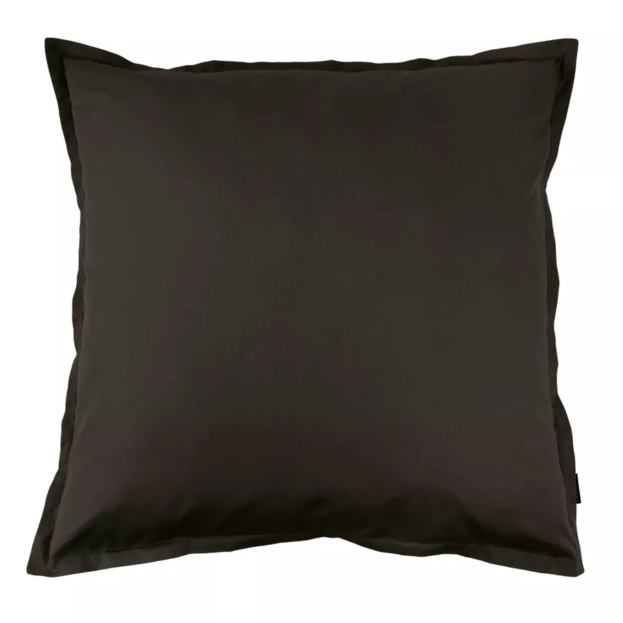 Kussensloop vierkant percal katoen (80 x 80 cm) Cali Zwarte