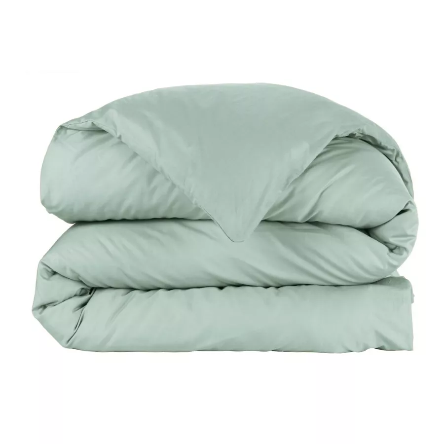 EM - Housse de couette 280 x 240 cm Percale unie CALI Eucalyptus