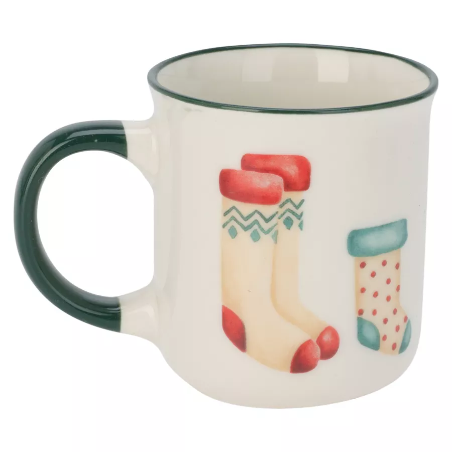 SET DE 4 MUG/4PCS NEW BONE 200ML NOEL