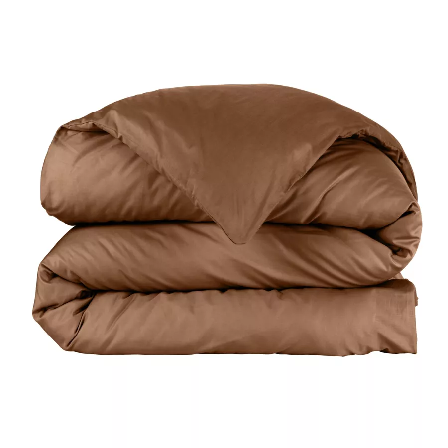 Funda nórdica de algodón percal (140 cm) Cali Cappuccino