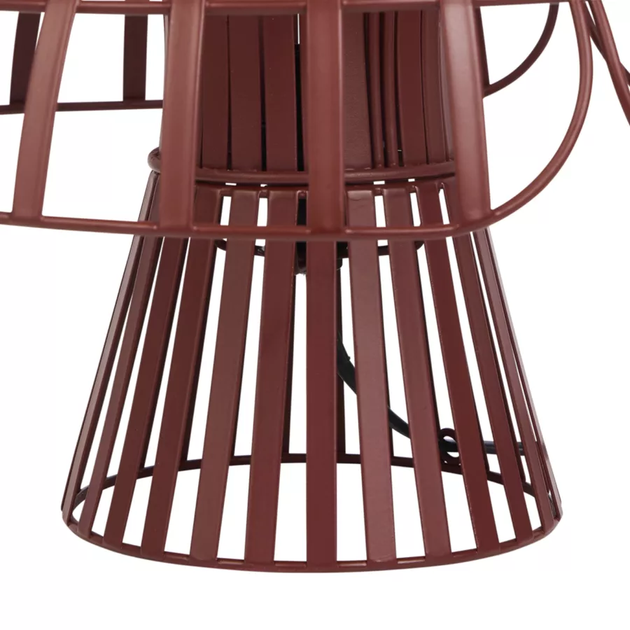 Lampe MŽtal 'Poppi' Terracotta Dim : l32xH20xP32cm