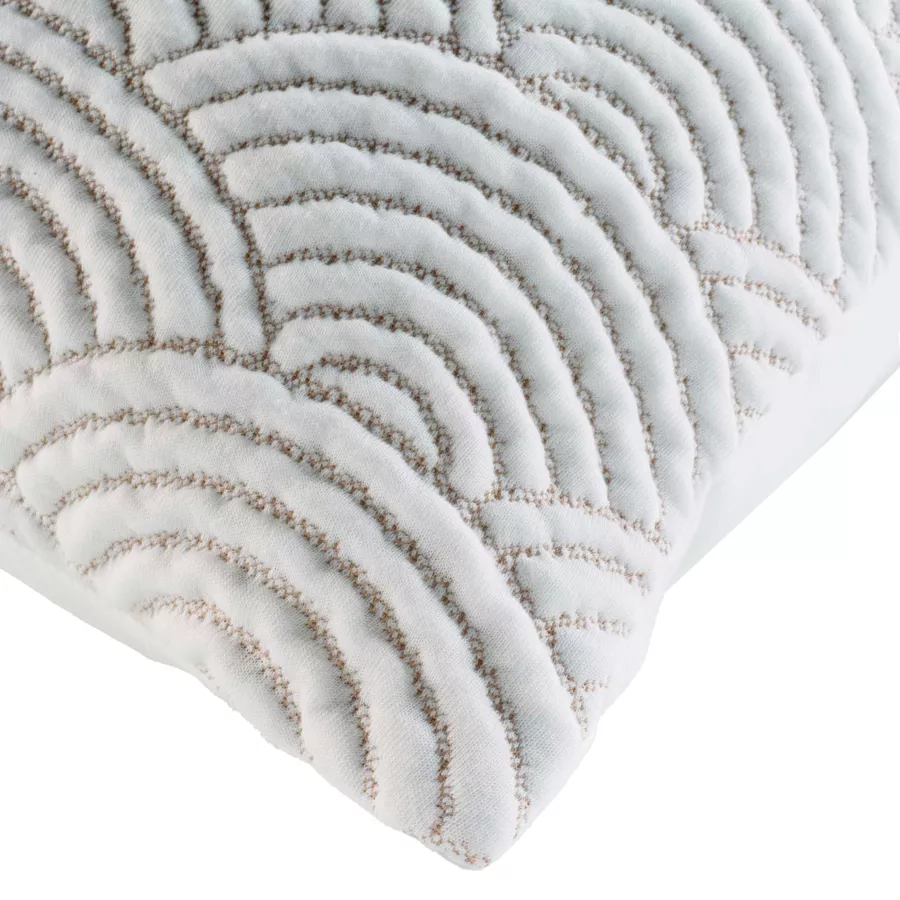 Couvre-Lit MatelassŽ (240 x 260 cm) et 2 Taies d'Oreiller (60 x 60 cm) Cassandra, Jersey/Microfibre