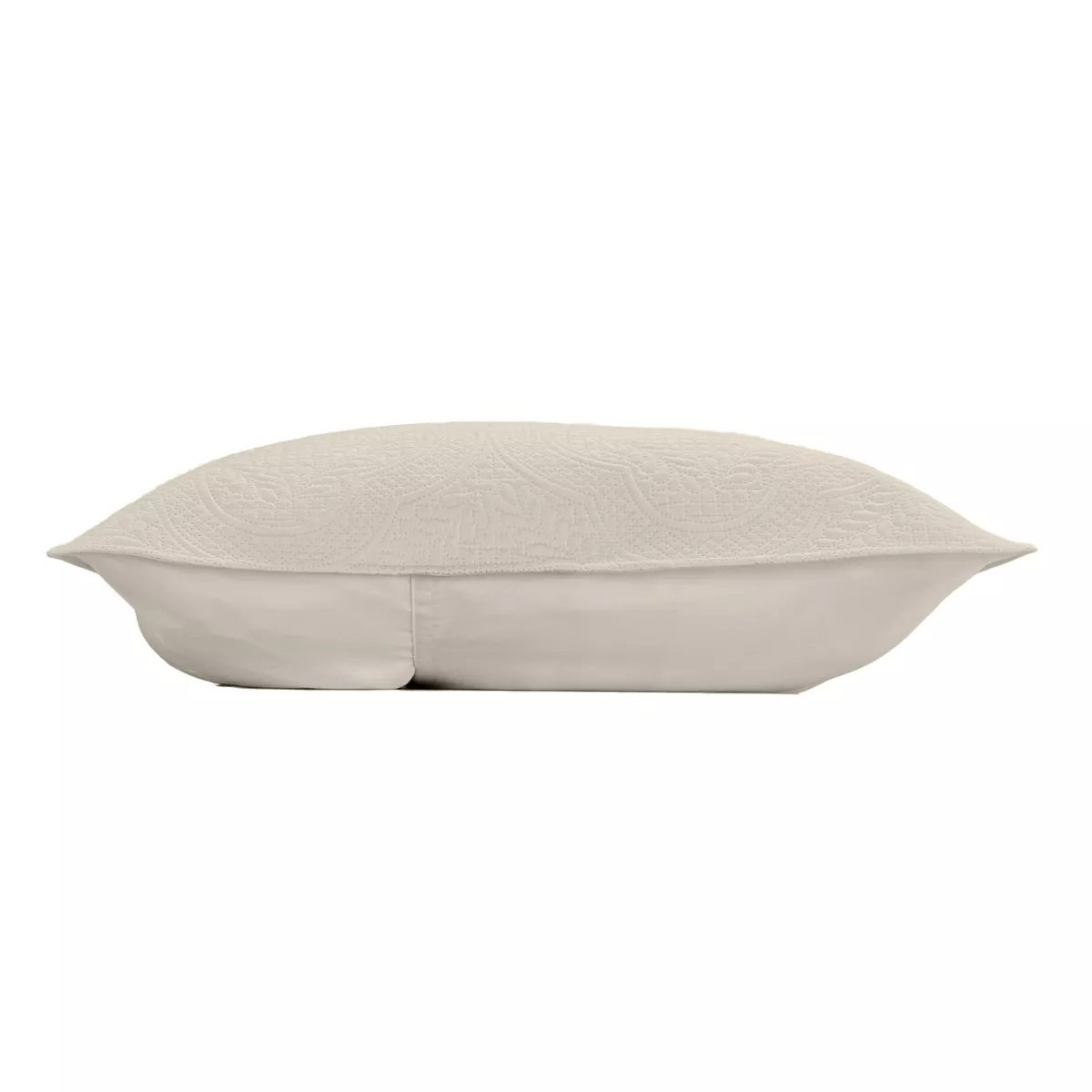 Colcha acolchada y dos fundas de almohada (240 x 260 cm) Romane Beige