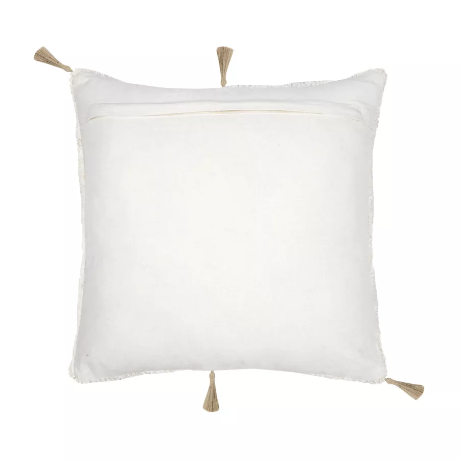 COUSSIN BLOKKEN ECRU 45X45