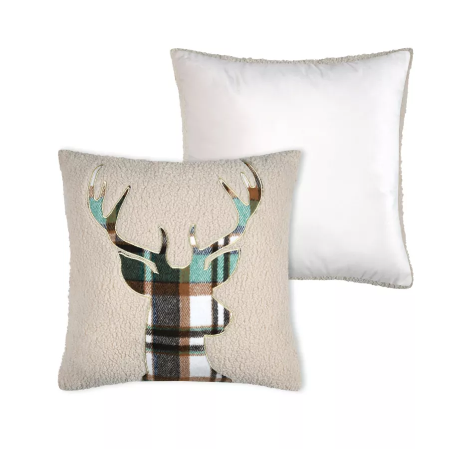 COUSSIN WILDFOREST VERT 45X45