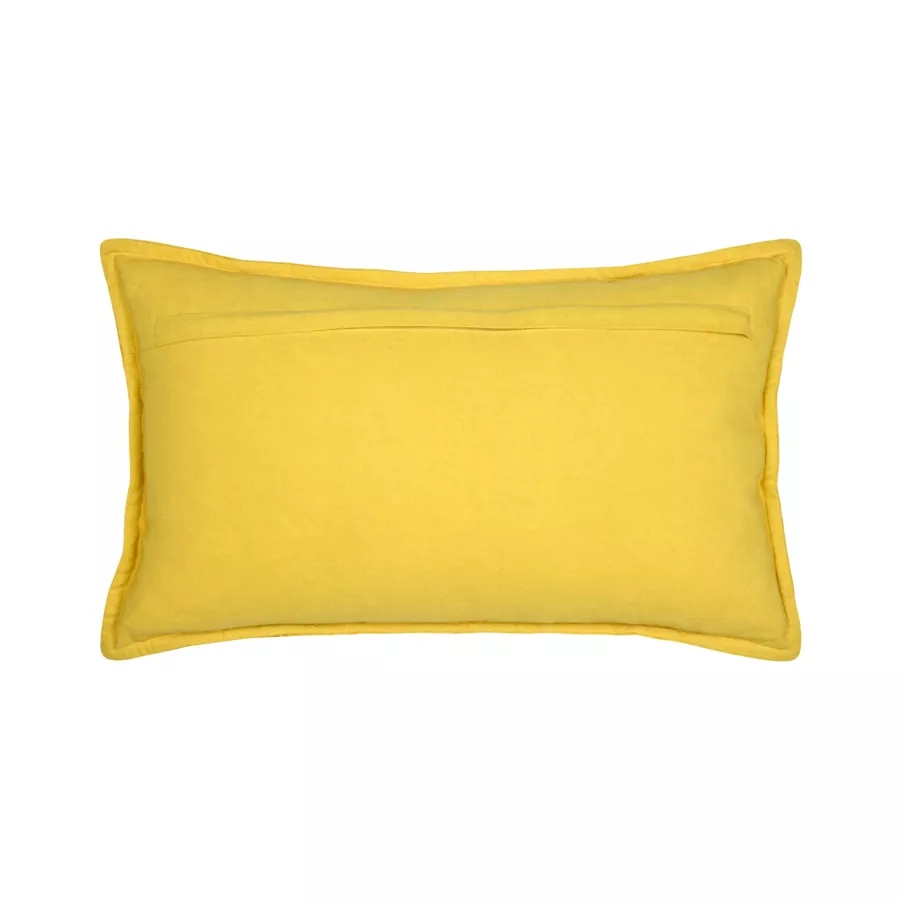 COUSSIN BLOKKEN MOUTARDE 30X50