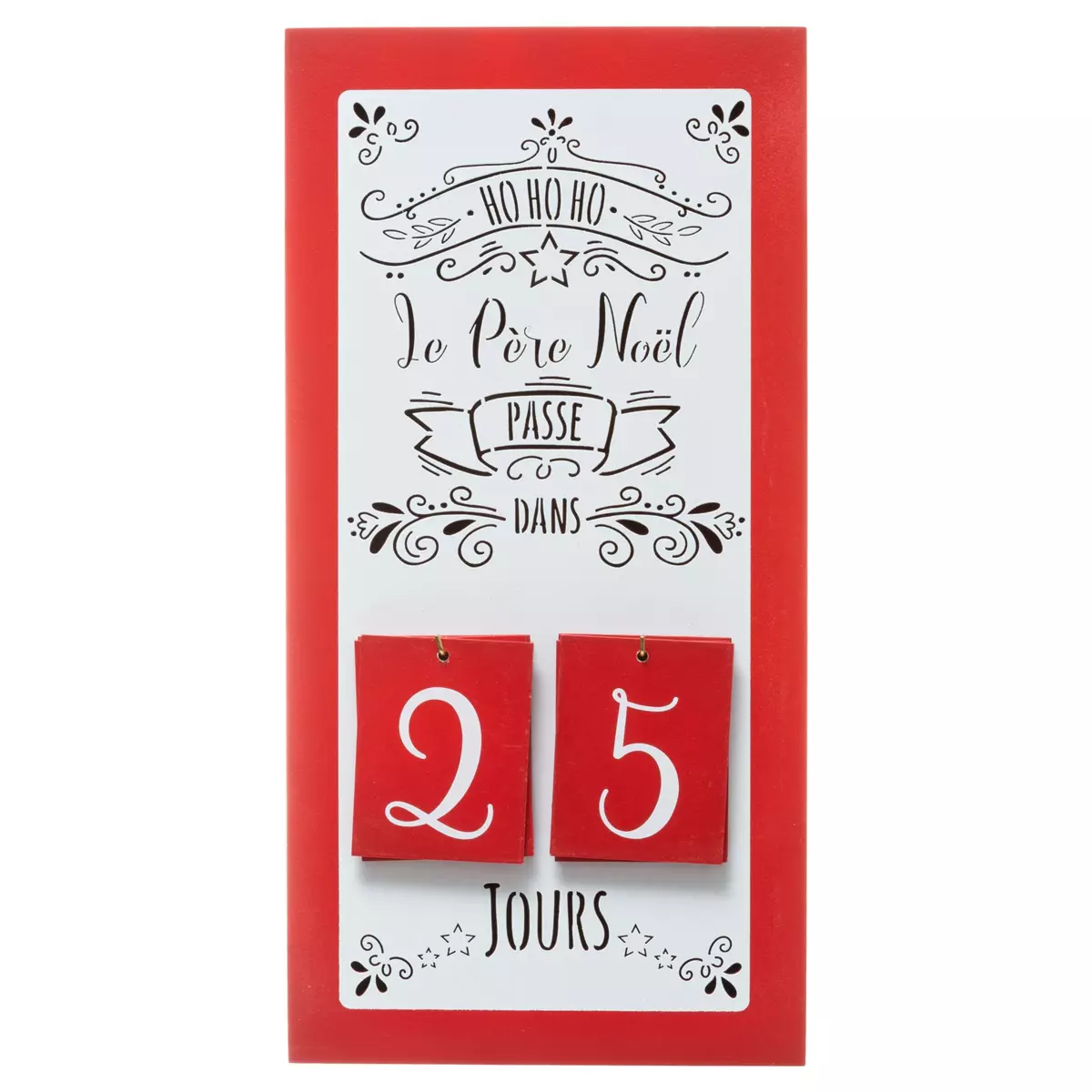 Adventskalender aus Holz mit Nachricht wiederverwendbar 1