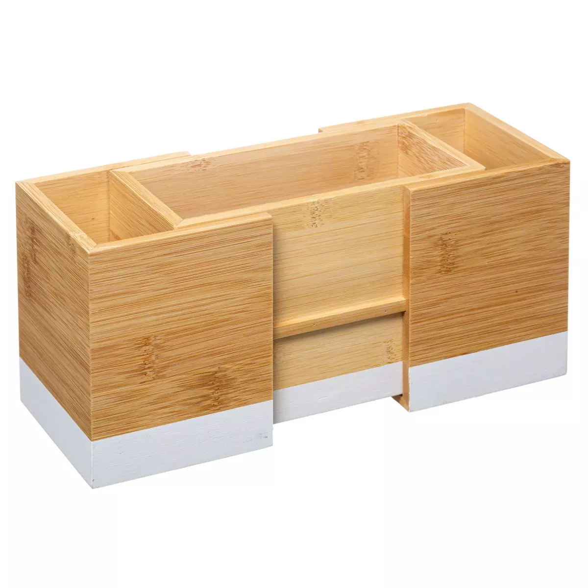 Pot range couverts extensible Modern Blanc 3
