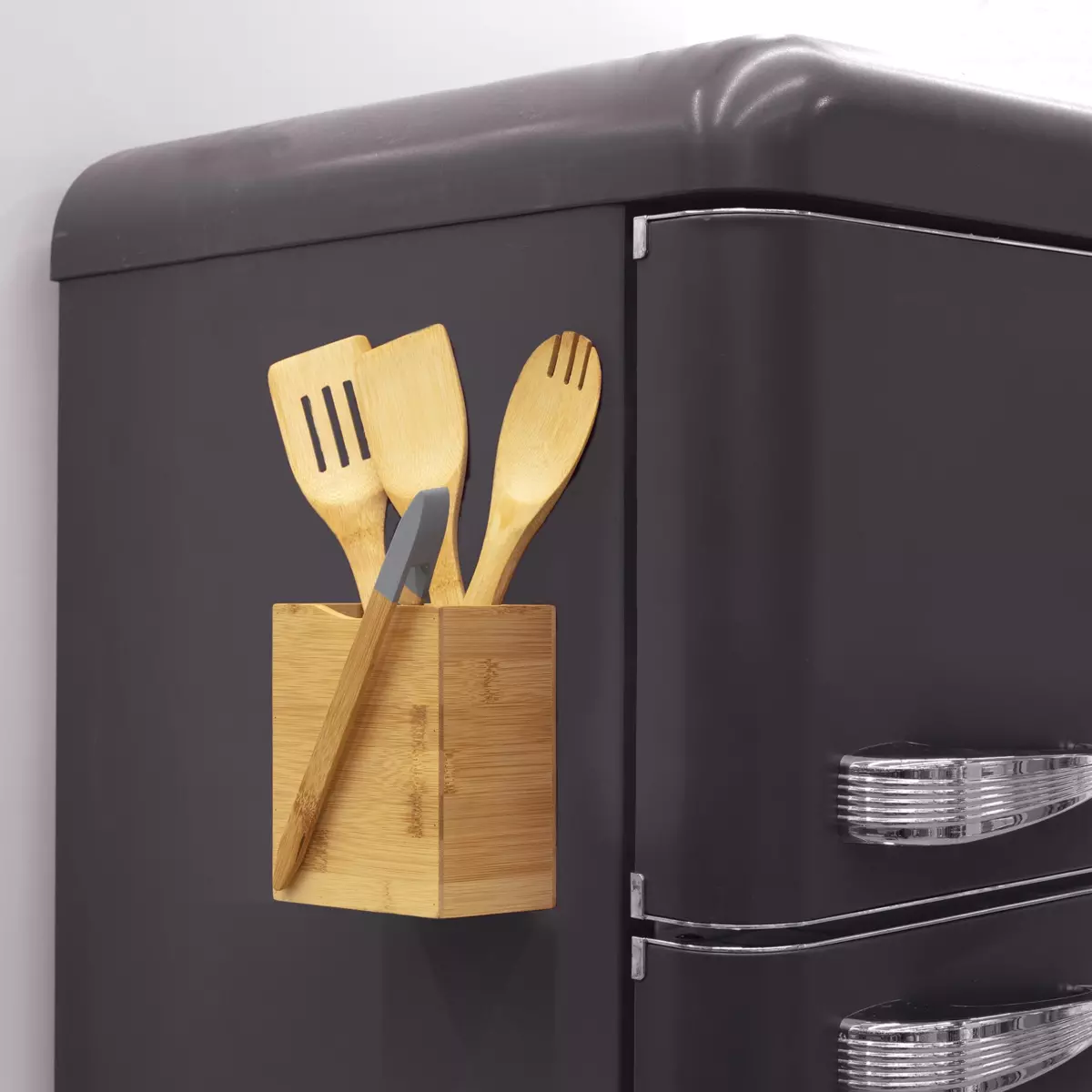 Contenitore magnetico per utensili Siao Marrone naturale 1