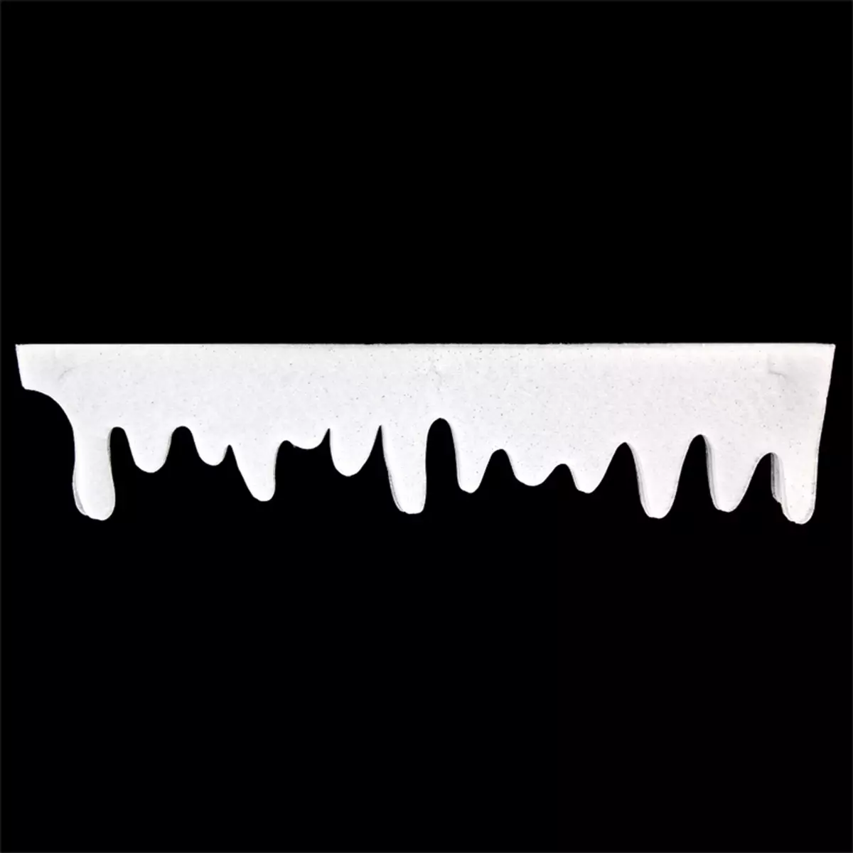 Decoración de Navidad para ventana Guirnalda nieve corrida 1