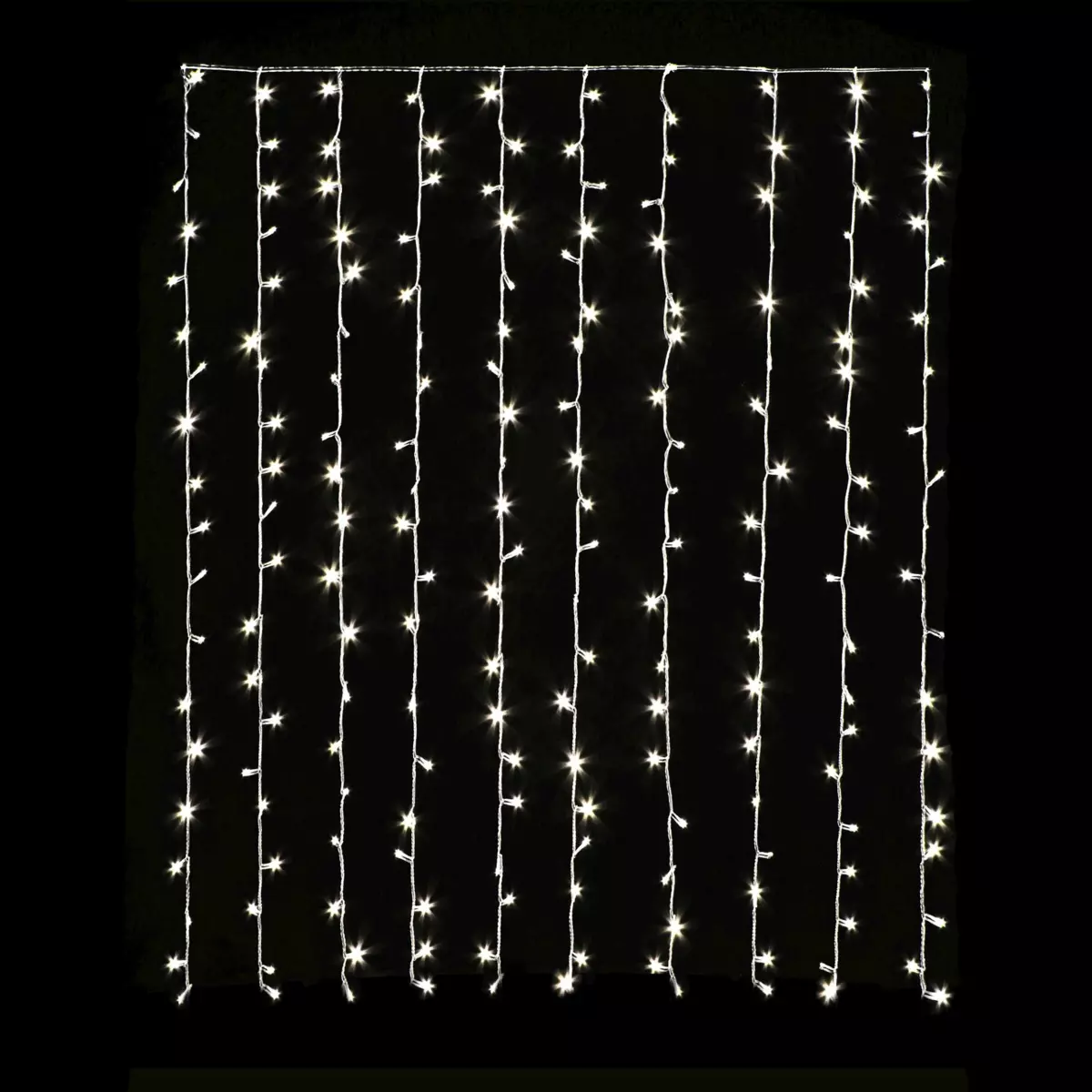 Rideau lumineux H1,50 m Super chaser Blanc chaud 240 LED 2
