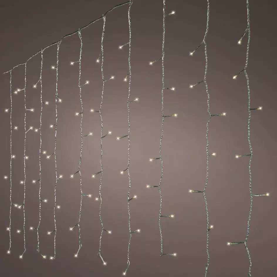 Cortina de luces A1,50 m Super chaser Blanco cálido 240 LED 3