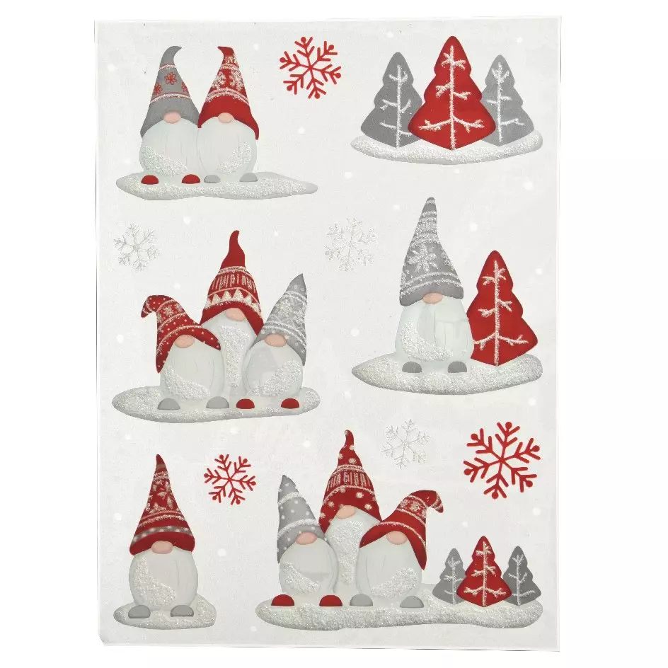 Vitrostatique Lutin de Noël