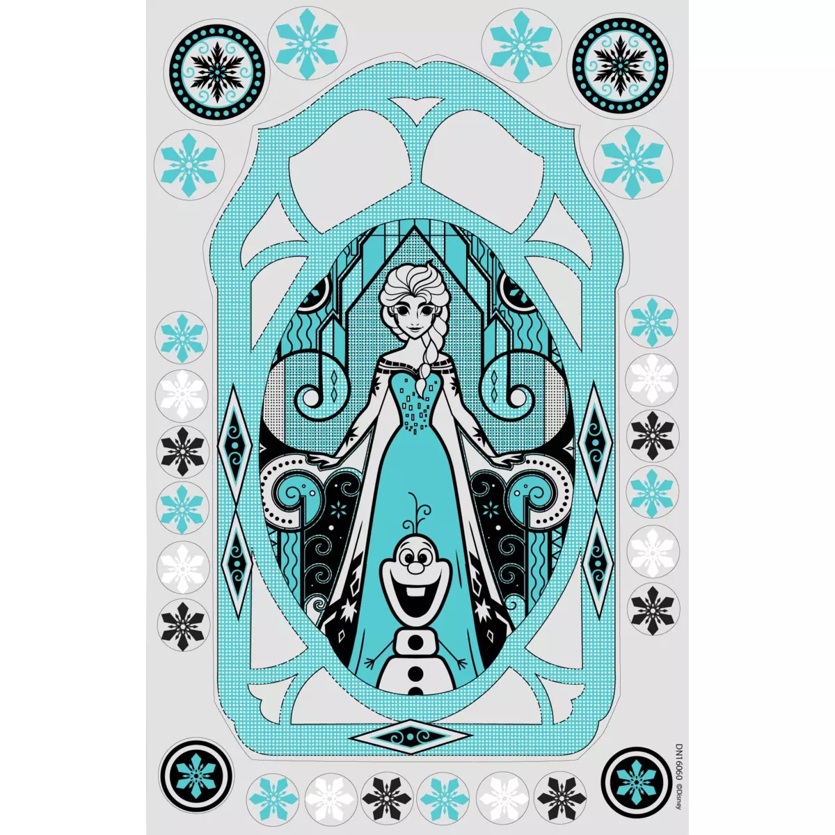 Stickers pour fenêtre Disney Reine des Neiges 1
