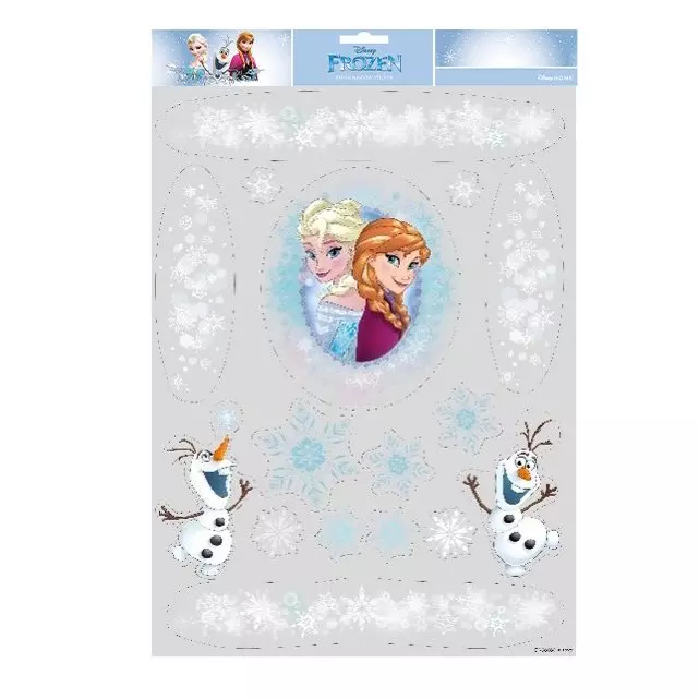 Pegatinas para ventana Disney la Reine des Neiges et Olaf 1