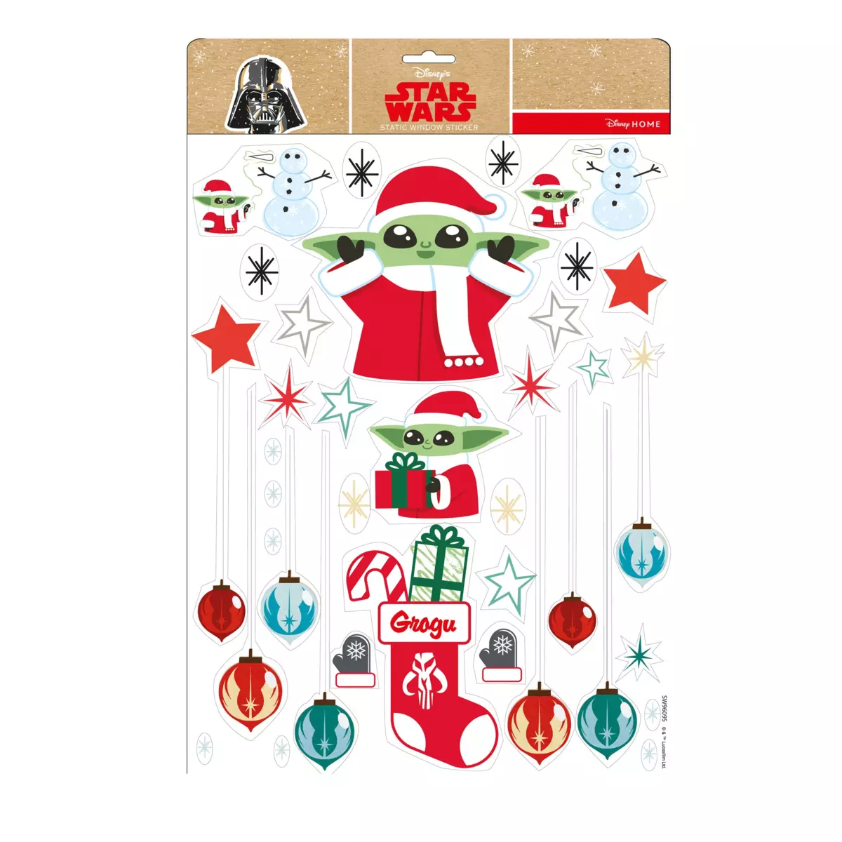 Pegatinas para ventana Disney Star Wars Yoda 1