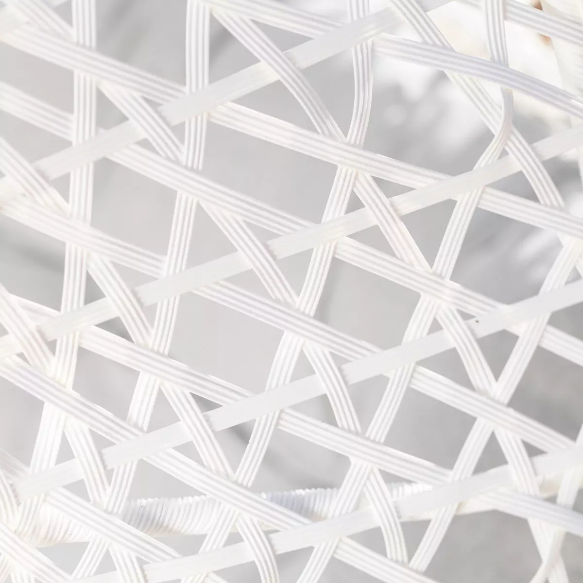 Hängekorbsessel Coral - Weiß 7