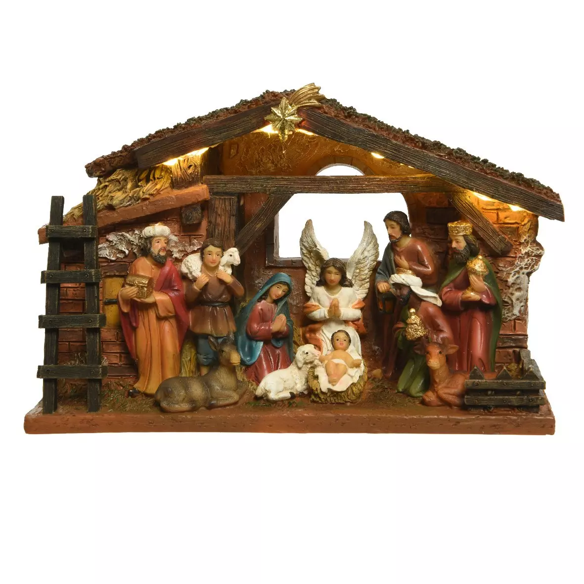 Komplette Weihnachtskrippe Sainte-Julia