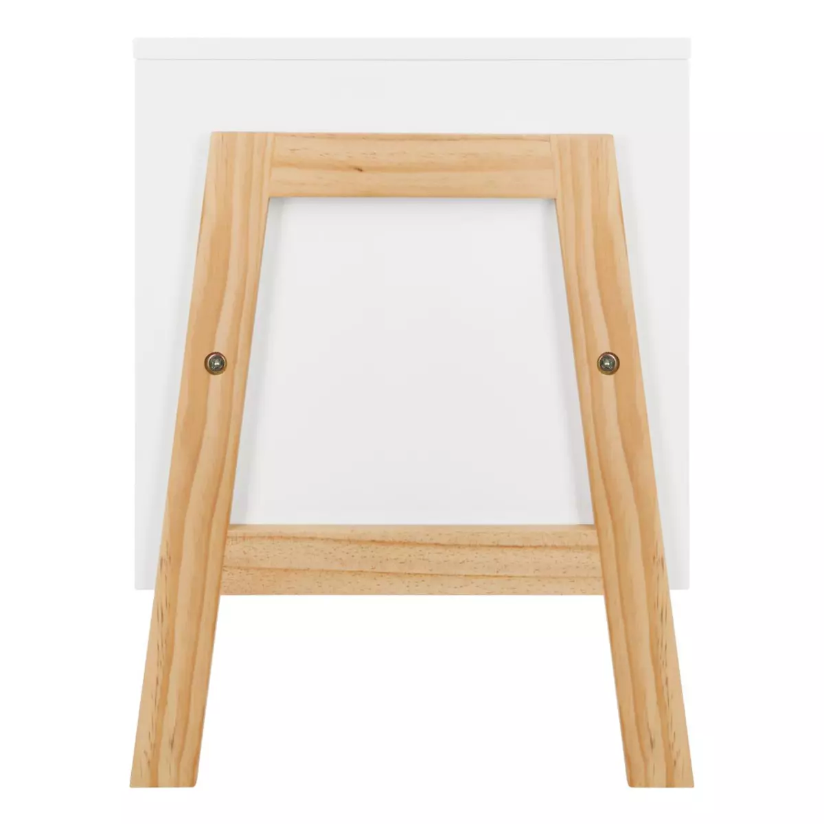 Rangement enfant casier double Ecriture Blanc 5