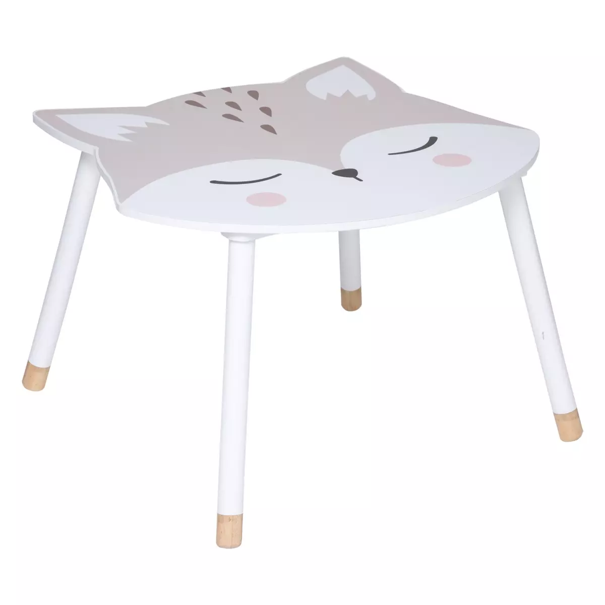 Table enfant Douceur Renard Blanche 3