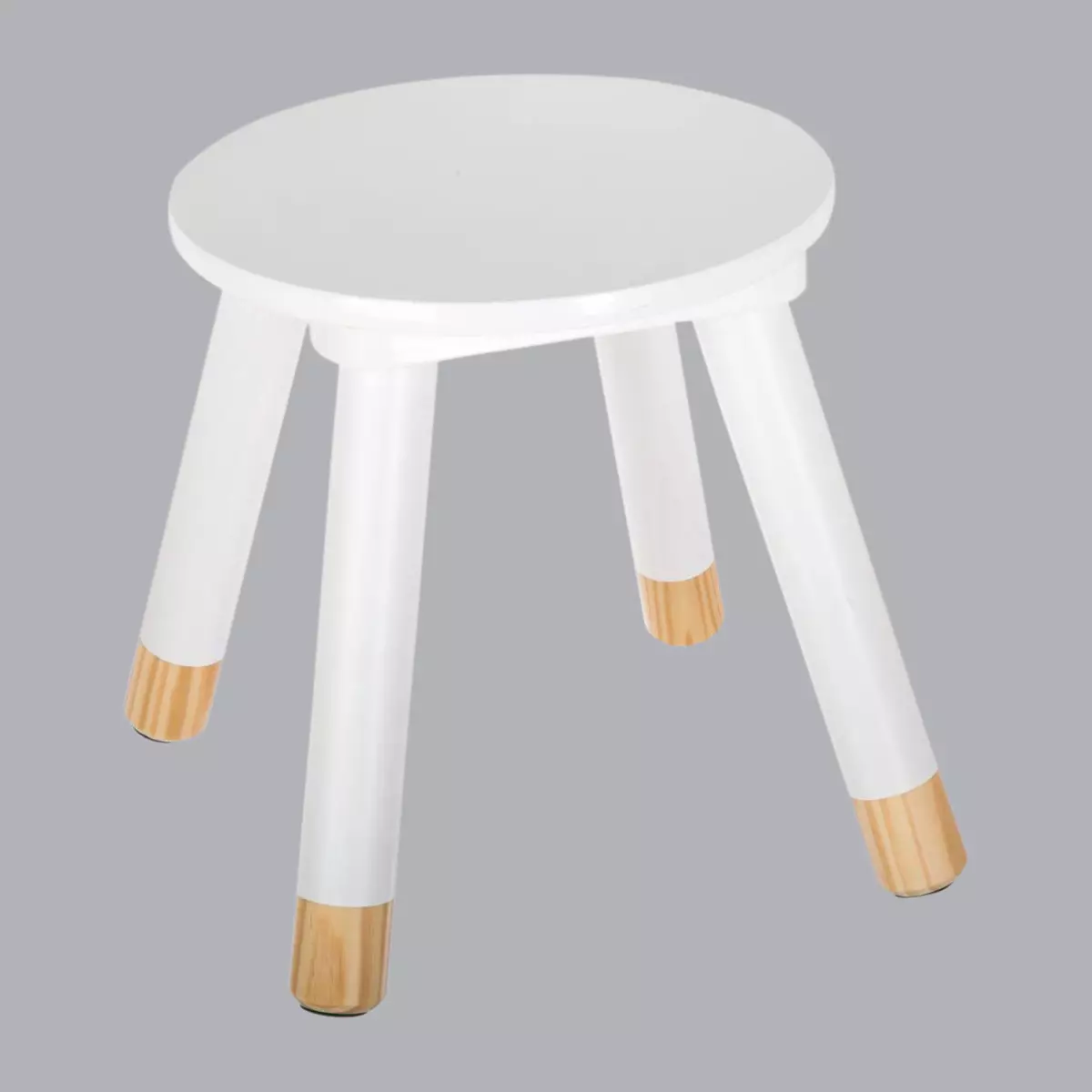 Tabouret enfant Douceur Blanc 2