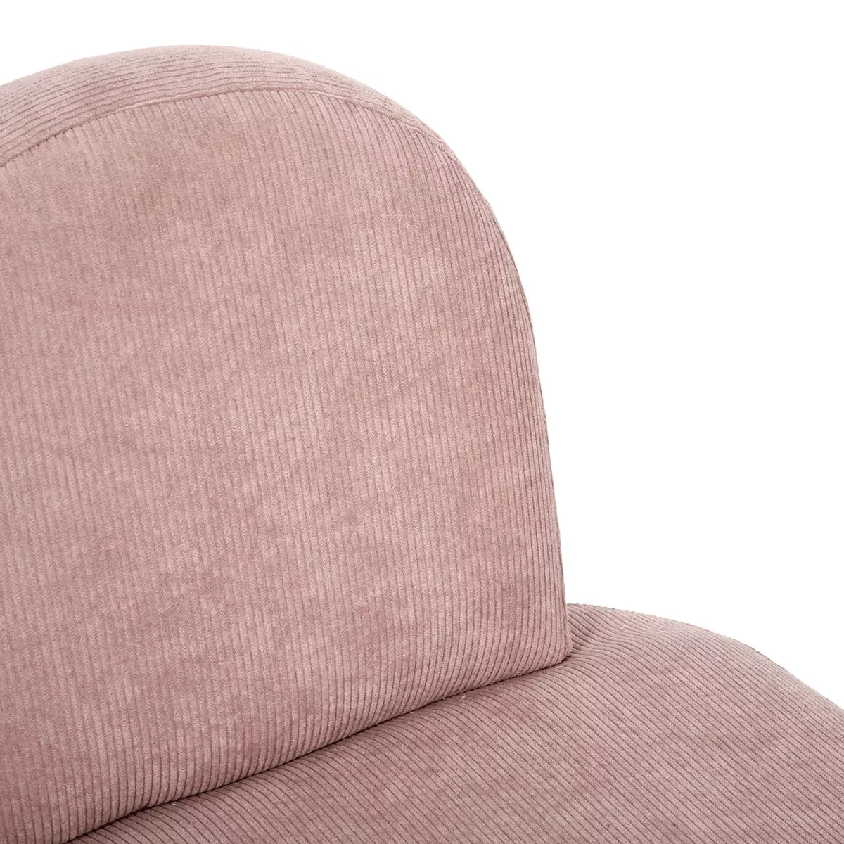 Fauteuil enfant velours Augustin Rose 3