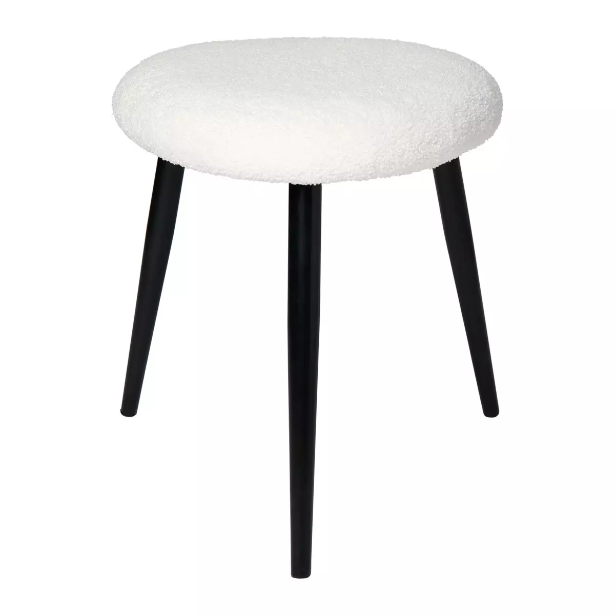 Kinderhocker Bouclette Weiß 1